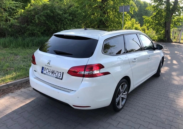 Peugeot 308 cena 33500 przebieg: 264000, rok produkcji 2016 z Chodzież małe 106